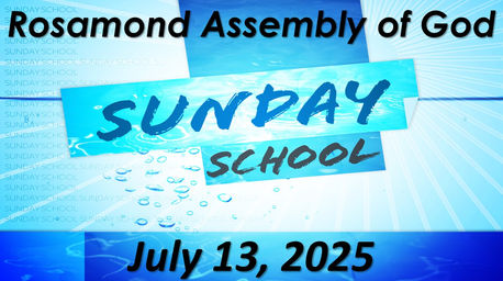 Sunday School 7.13.2025